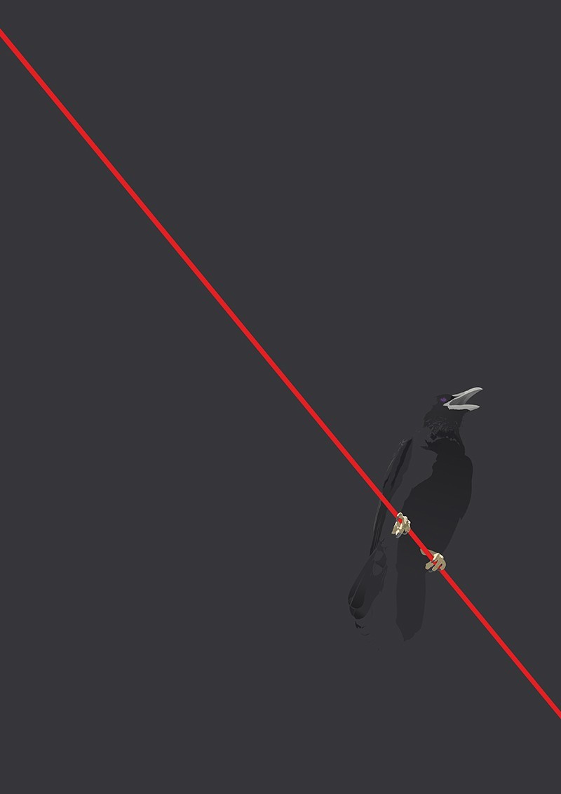 Tiny red line